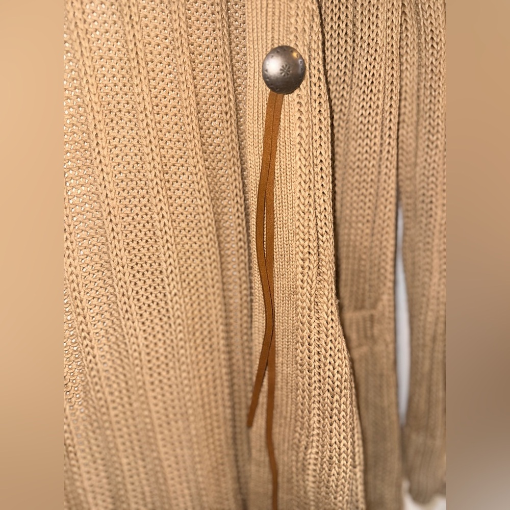 LAUREN RALPH LAUREN ribbed long cardigan SIZE: SMALL - Picture 4 of 10